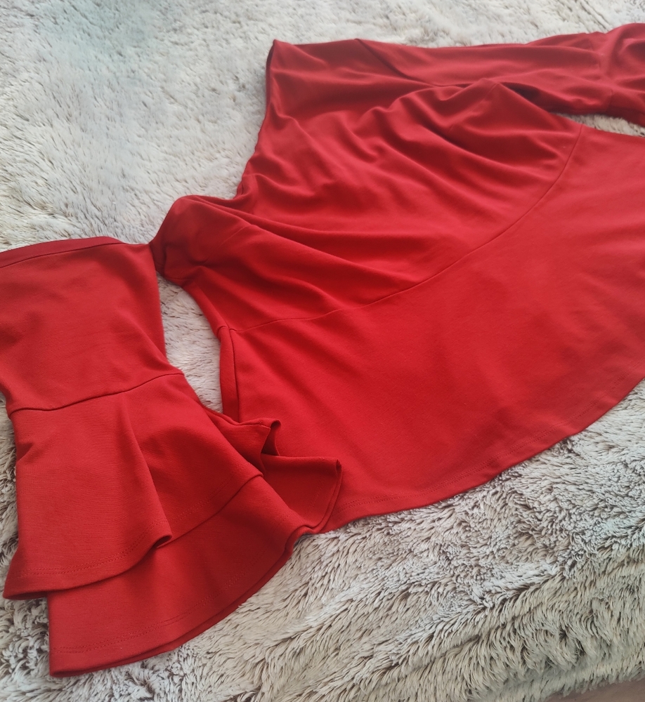Eloquii Detached and Bell Sleeves Top